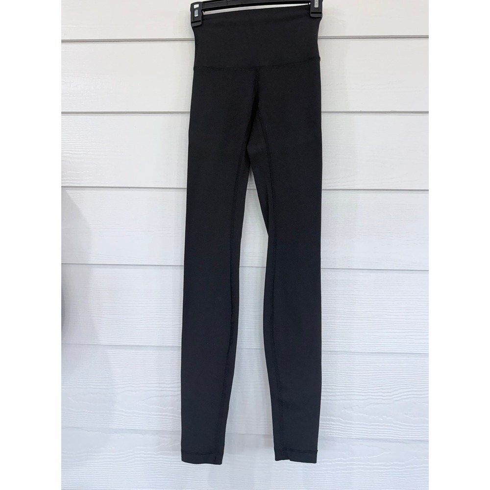 A- 32- Lululemon Align High-Rise Pant 30 Black Nulu Yoga Leggings Size 2